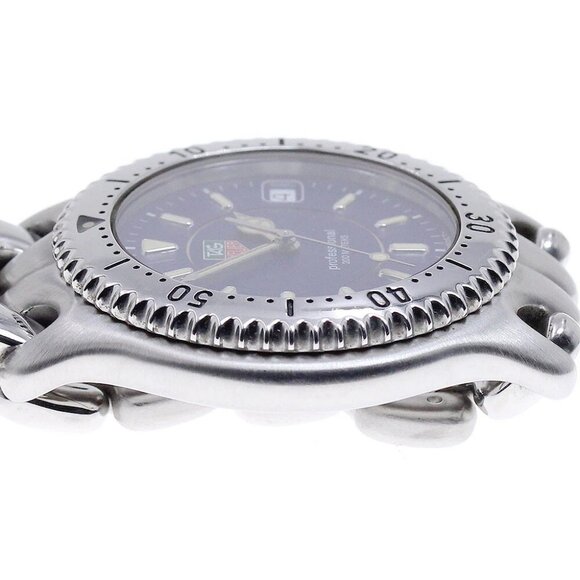 TAG HEUER S/el WG111A Date Navy Dial Quartz Men's Watch_867650 - Picture 6 of 6